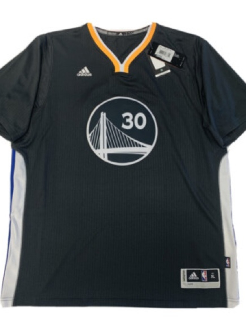 Adidas Golden State Warriors Stephen Curry Men’s Slate Gray Jersey Youth XL